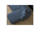 Anda - Canapé Panoramique Fixe Modulable - Avec 4 Chauffeuses, 1 Méridienne, 1 Angle Et 1 Pouf - Angle Gauche