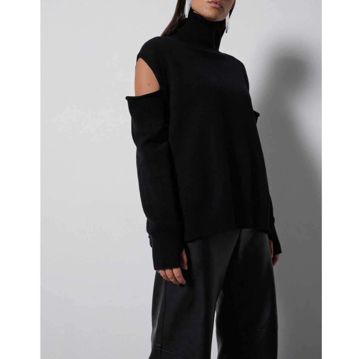 Pull Col Roulé Nikolai - Noir