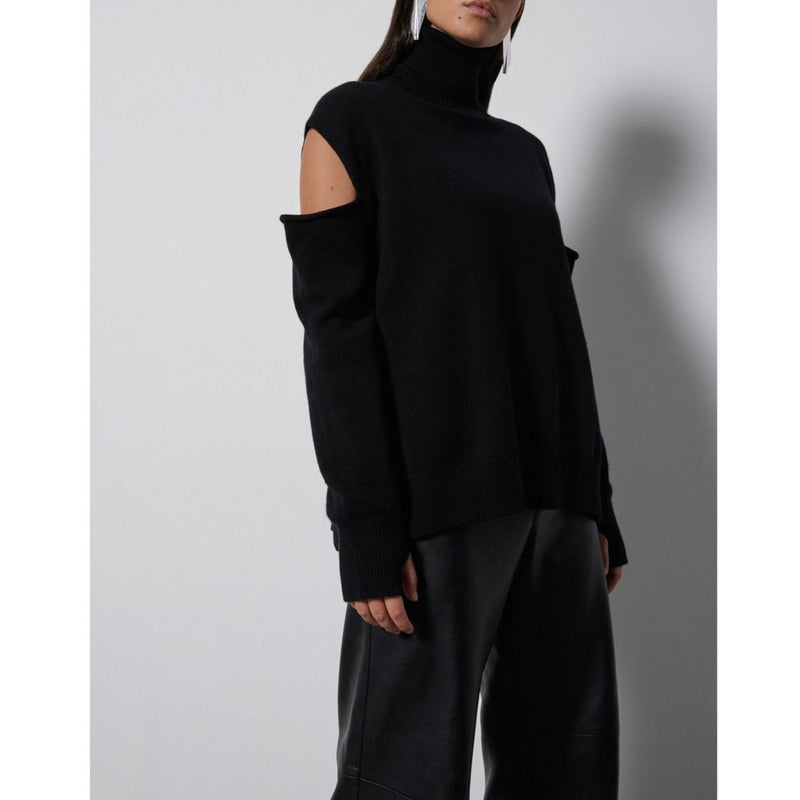 NOTSHY - Nikolai Turtleneck Sweater - Black