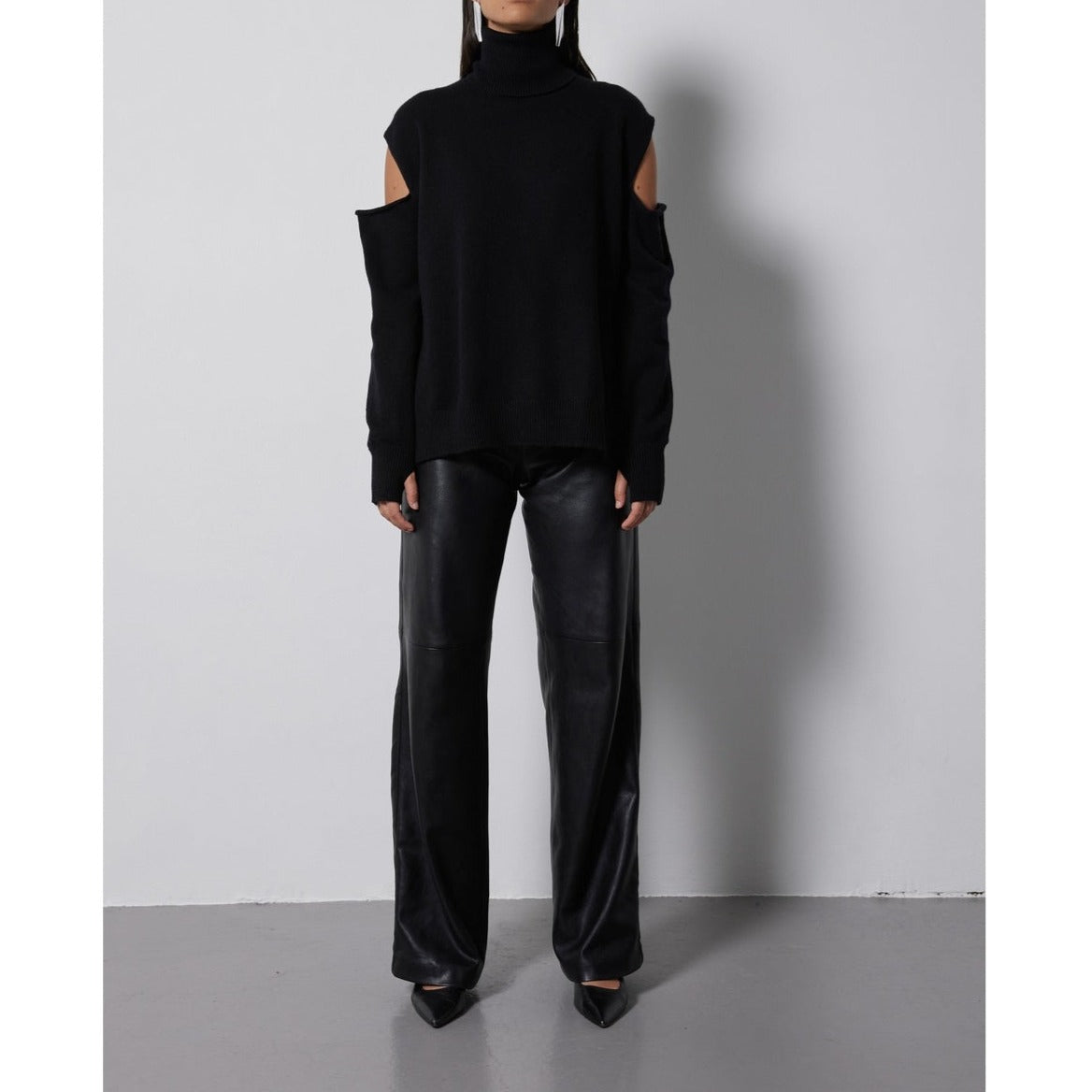 Pull Col Roulé Nikolai - Noir