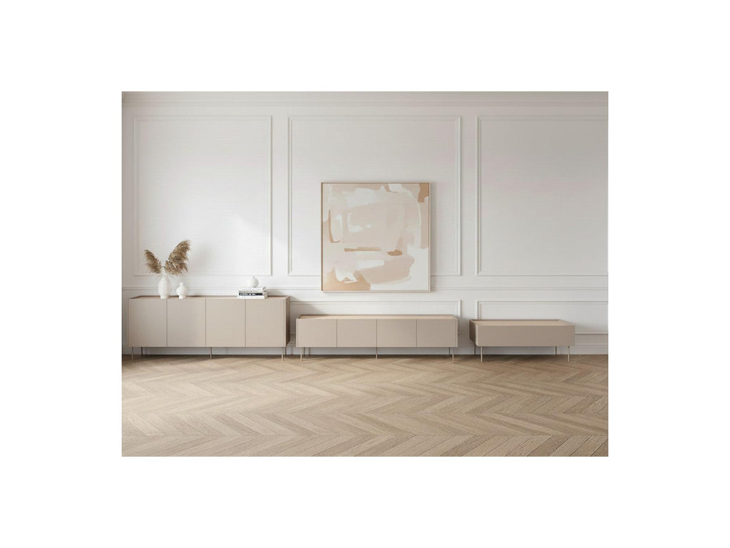Atlas - Ensemble Avec Buffet 220 Cm + Meuble Tv 220 Cm + Table Basse 120 Cm