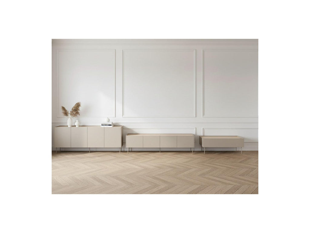 Atlas - Ensemble Avec Buffet 220 Cm + Meuble Tv 220 Cm + Table Basse 120 Cm