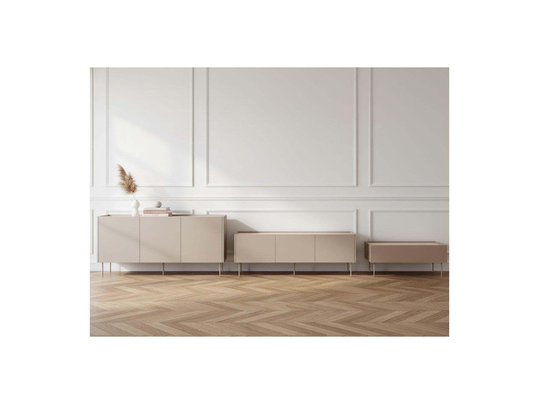 Atlas - Ensemble Avec Buffet 170 Cm + Meuble Tv 170 Cm + Table Basse 120 Cm