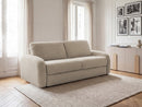 Kenan - Canapé Droit Convertible - Ouverture Express Tissu Bouclette