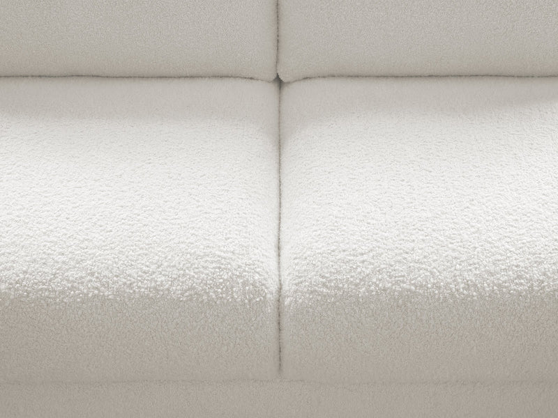 Kenan - Canapé Droit Convertible - Ouverture Express Tissu Bouclette