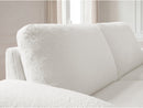 Kenan - Canapé Droit Convertible - Ouverture Express Tissu Bouclette