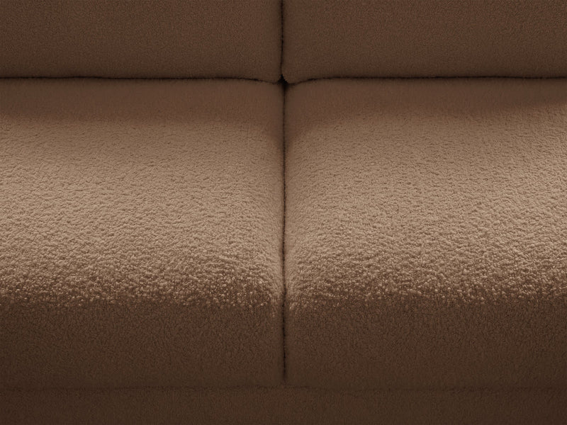 Kenan - Canapé Droit Convertible - Ouverture Express Tissu Bouclette