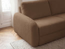 Kenan - Canapé Droit Convertible - Ouverture Express Tissu Bouclette