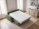Kenan - Canapé Droit Convertible - Ouverture Express Tissu Bouclette