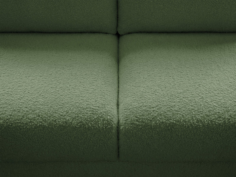Kenan - Canapé Droit Convertible - Ouverture Express Tissu Bouclette