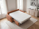 Kenan - Canapé Droit Convertible - Ouverture Express Tissu Bouclette