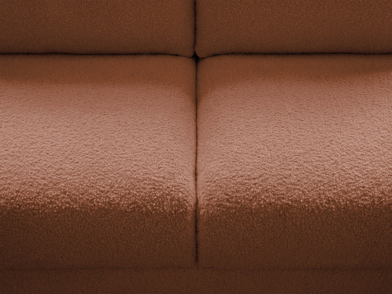 Kenan - Canapé Droit Convertible - Ouverture Express Tissu Bouclette