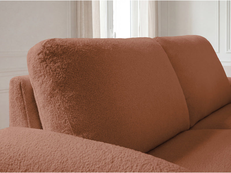 Kenan - Canapé Droit Convertible - Ouverture Express Tissu Bouclette