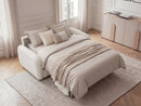 Kenan - Canapé Droit Convertible - Ouverture Express Tissu Lisse