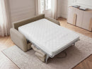 Kenan - Canapé Droit Convertible - Ouverture Express Tissu Lisse