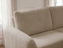 Kenan - Canapé Droit Convertible - Ouverture Express Tissu Lisse