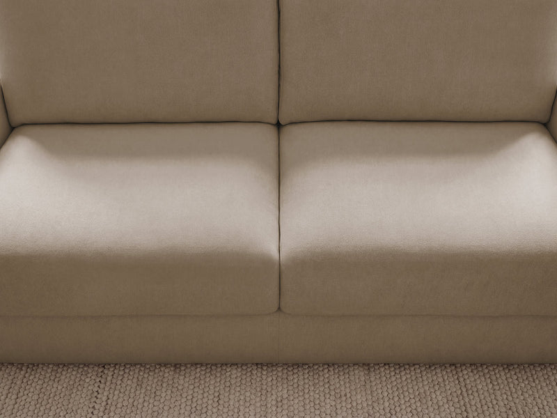 Kenan - Canapé Droit Convertible - Ouverture Express Tissu Lisse
