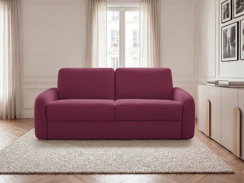 Kenan - Canapé Droit Convertible - Ouverture Express Tissu Lisse
