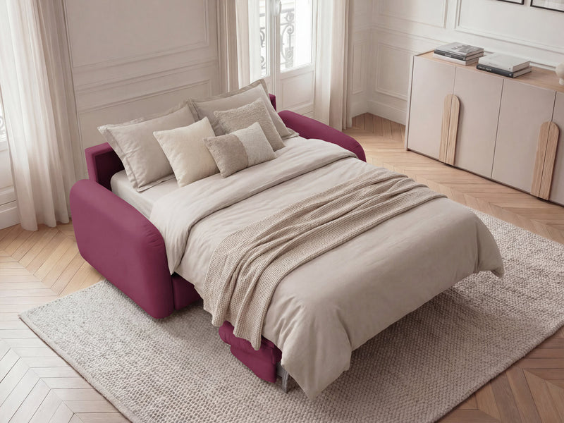 Kenan - Canapé Droit Convertible - Ouverture Express Tissu Lisse