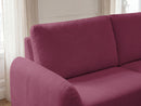 Kenan - Canapé Droit Convertible - Ouverture Express Tissu Lisse