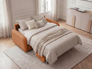 Kenan - Canapé Droit Convertible - Ouverture Express Tissu Lisse