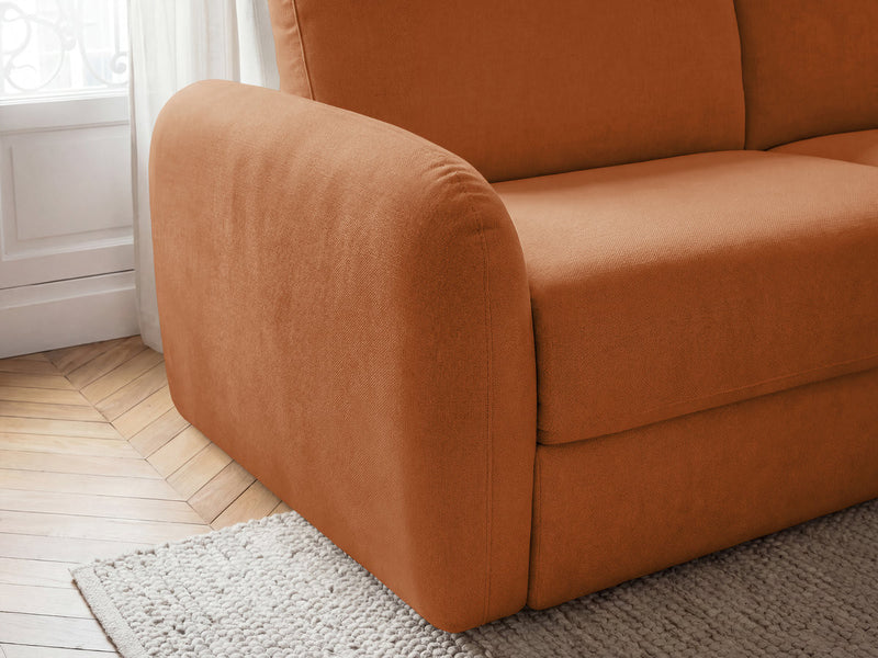 Kenan - Canapé Droit Convertible - Ouverture Express Tissu Lisse