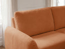 Kenan - Canapé Droit Convertible - Ouverture Express Tissu Lisse