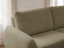 Kenan - Canapé Droit Convertible - Ouverture Express Tissu Lisse