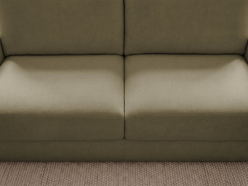 Kenan - Canapé Droit Convertible - Ouverture Express Tissu Lisse