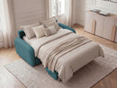 Kenan - Canapé Droit Convertible - Ouverture Express Tissu Lisse