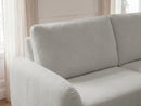 Kenan - Canapé Droit Convertible - Ouverture Express Tissu Lisse
