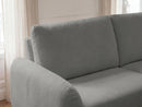 Kenan - Canapé Droit Convertible - Ouverture Express Tissu Lisse