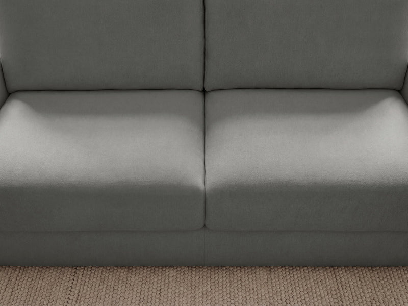 Kenan - Canapé Droit Convertible - Ouverture Express Tissu Lisse