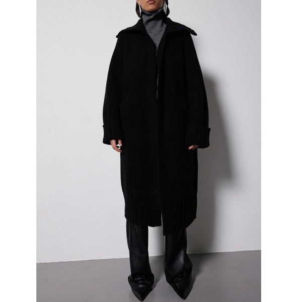 Manteau Long Melikan - Noir