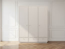 Lorina - Armoire 3 Portes 3 Tiroirs