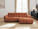 Jaya Fixed Corner Sofa Chenille Fabric - Right Angle