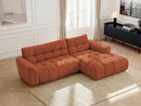 Jaya Fixed Corner Sofa Chenille Fabric - Right Angle