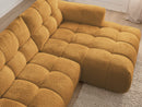 Jaya Fixed Corner Sofa Chenille Fabric - Right Angle