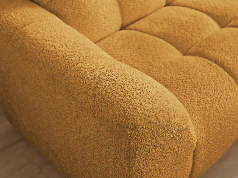 Jaya Fixed Corner Sofa Chenille Fabric - Right Angle