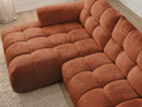 Canapé D'Angle Fixe Jaya Tissu Chenille - Angle Gauche