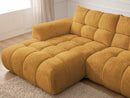 Canapé D'Angle Fixe Jaya Tissu Chenille - Angle Gauche
