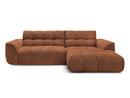 Jaya Fixed Corner Sofa Chenille Fabric - Right Angle