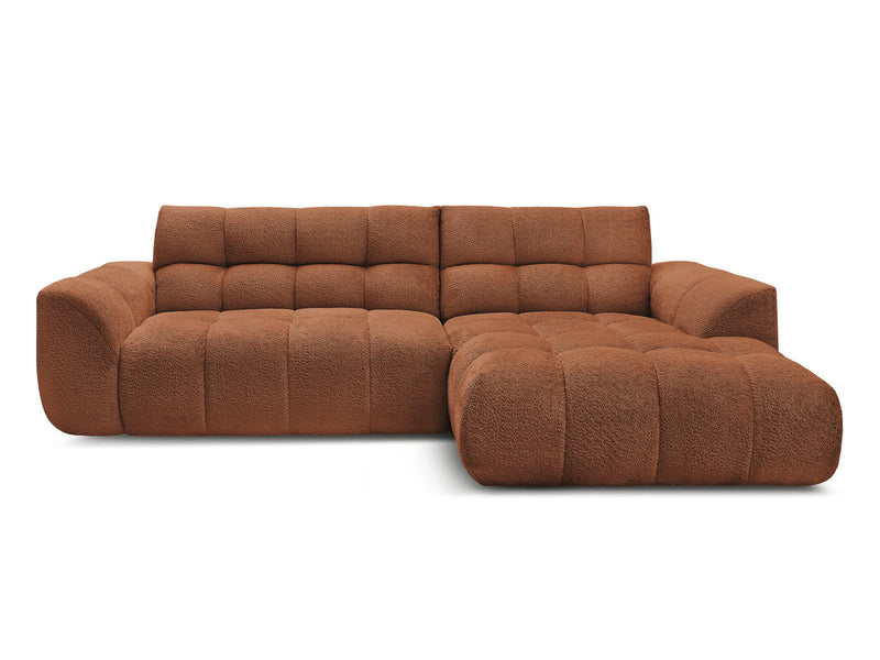 Jaya Fixed Corner Sofa Chenille Fabric - Right Angle