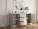 Lorina - Buffet 2 Portes 3 Tiroirs