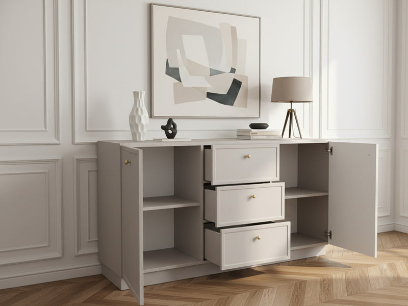 Lorina - Buffet 2 Portes 3 Tiroirs