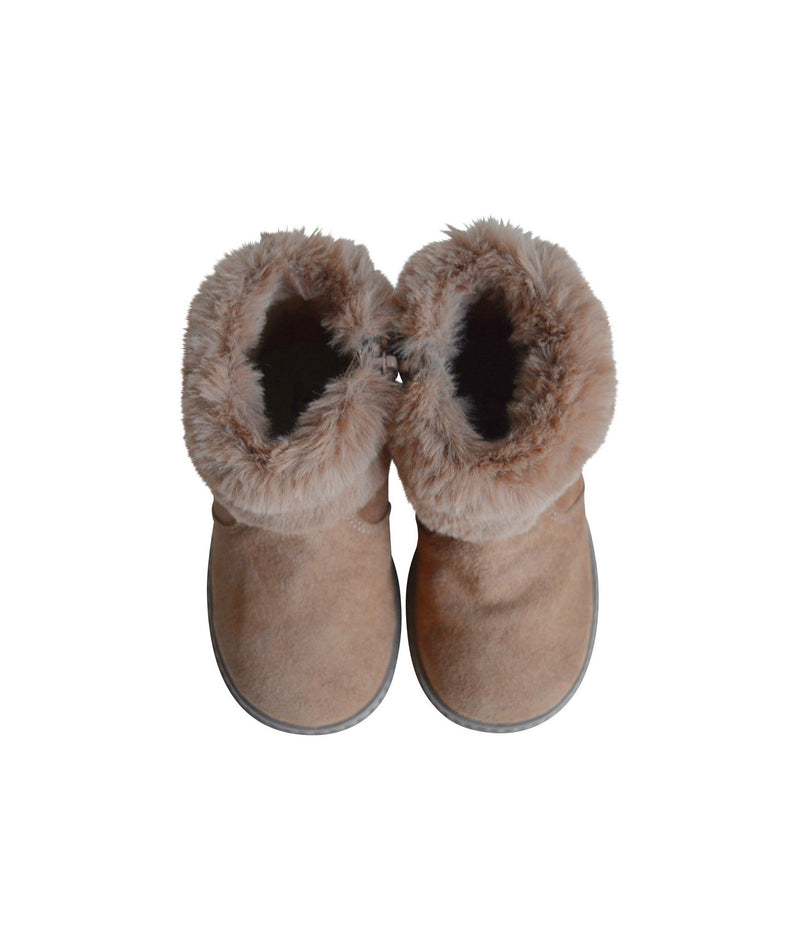 Bottines Souples Valentine - Nubuck Camel Taupe - Fille