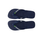Havaianas - Brasil Logo Navy Blue Flip-Flops