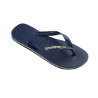 Havaianas - Brasil Logo Navy Blue Flip-Flops