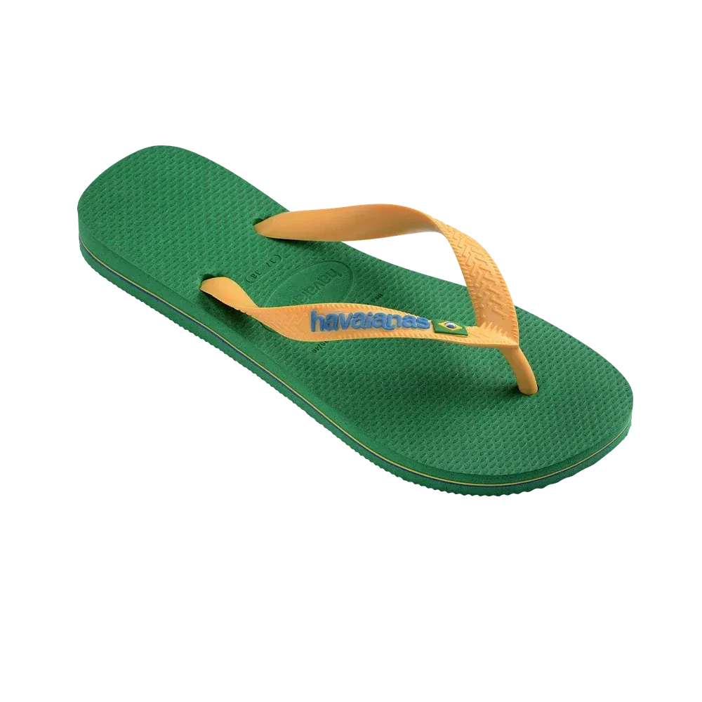 Havaianas - Brasil Logo Green Yellow Flip-Flops
