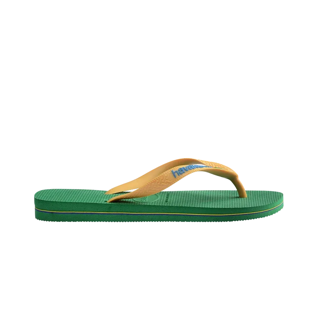 Havaianas - Brasil Logo Green Yellow Flip-Flops